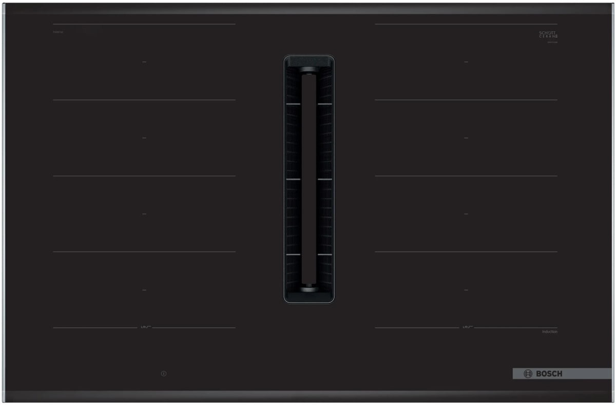 Encimera de Inducción con Extractor Integrado Bosch Serie 8 PXX875D67E 80 cm FlexInducción Home Connect Negro1
