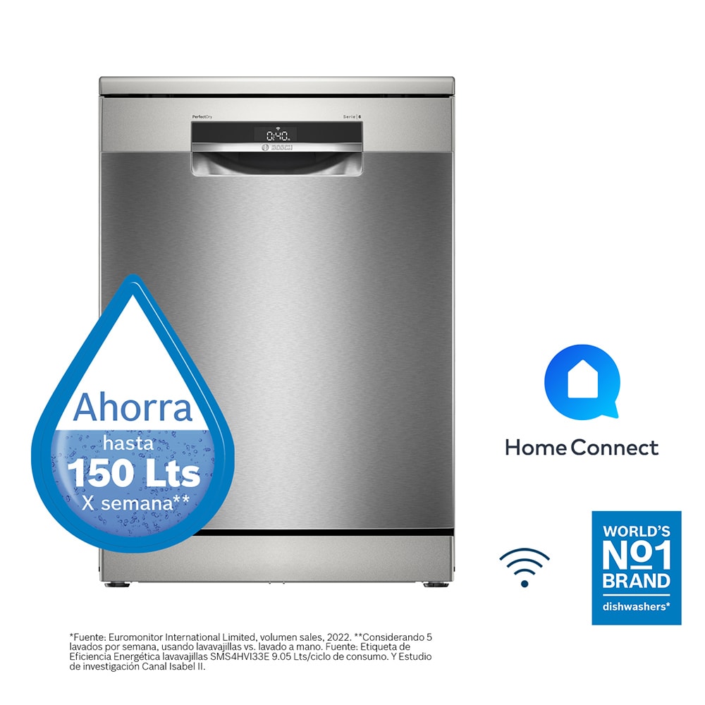 Serie 6 Lavavajillas de libre instalación 60 cm Acero cepillado antihuellas7
