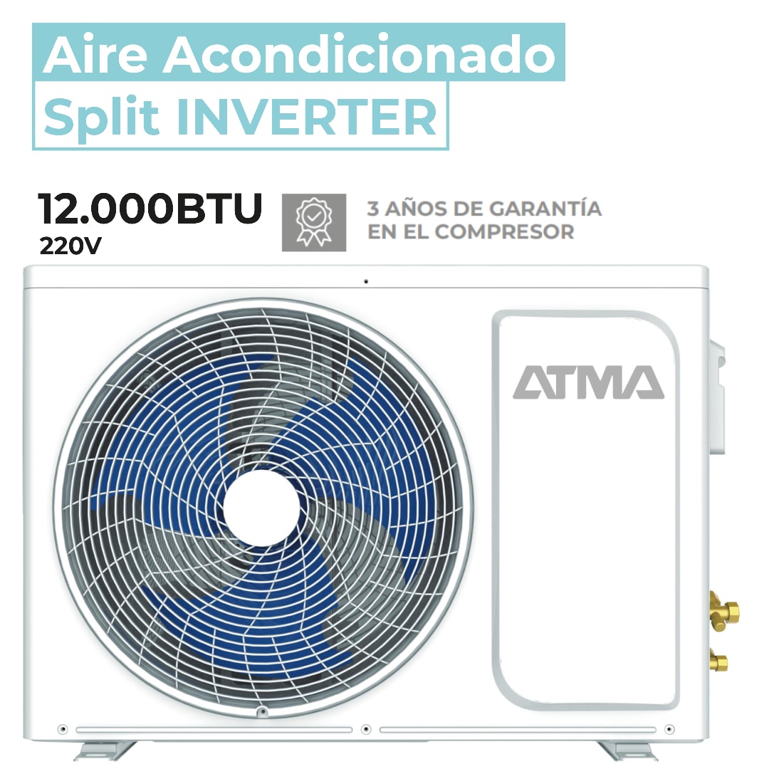 Atma Aire Acondicionado Split Inverter Frío Calor 12000btu6