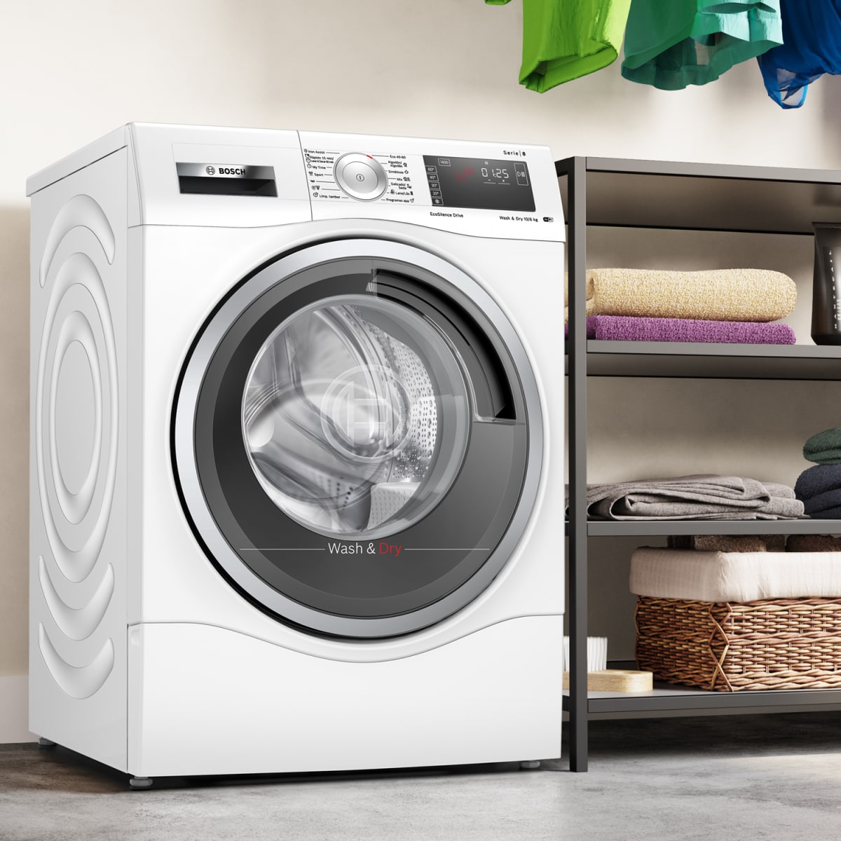 Serie 8 Lavadora secadora 10/6 kg 1400 rpm3