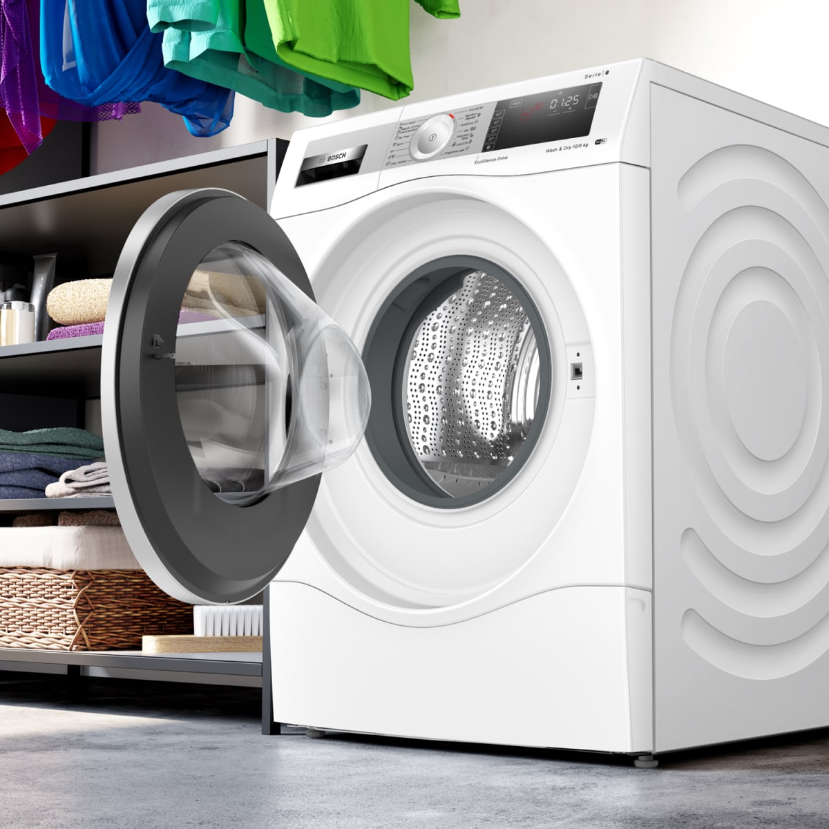 Serie 8 Lavadora secadora 10/6 kg 1400 rpm4