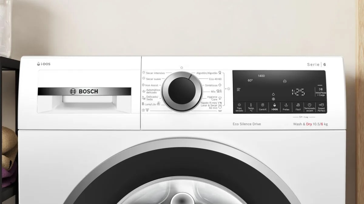 Bosch WNG244A0ES Lavasecadora 10.5/6kg EcoSilence5