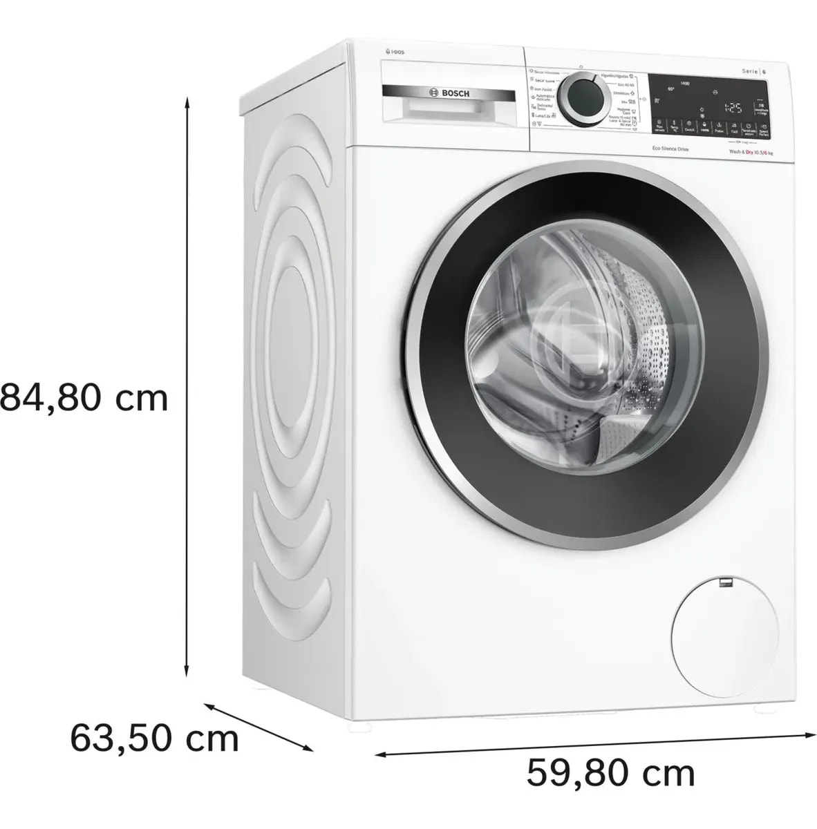 Bosch WNG244A0ES Lavasecadora 10.5/6kg EcoSilence7