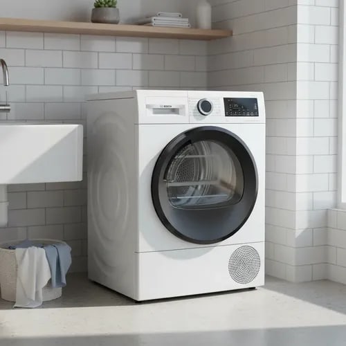 Secarropas Bomba De Calor 9 Kg Bosch Wqg245d0es Color Blanco2
