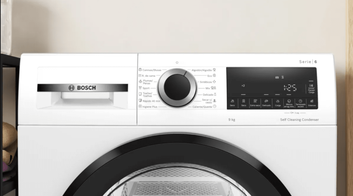 Secarropas Bomba De Calor 9 Kg Bosch Wqg245d0es Color Blanco4