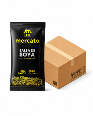 CAJA SOYA SACHET MERCATO