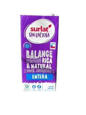 LECHE ENTERA S/LACTOSA SURLAT