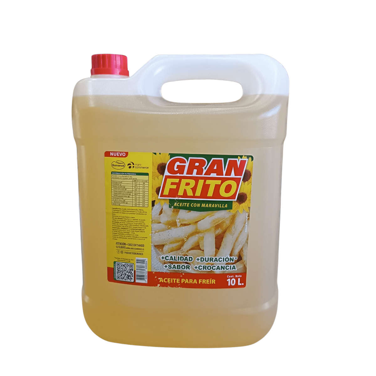 ACEITE GRAN FRITO BONANZA 10 LT1