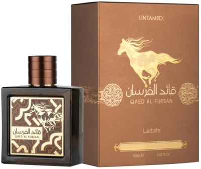 QAED AL FURSAN UNTAMED BY LATTAFA 3.4oz/100ml EDP U BROWN