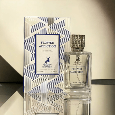 FLOWER ADDICTION BY MAISON ALHAMBRA 3.4oz / 100ML EDP F