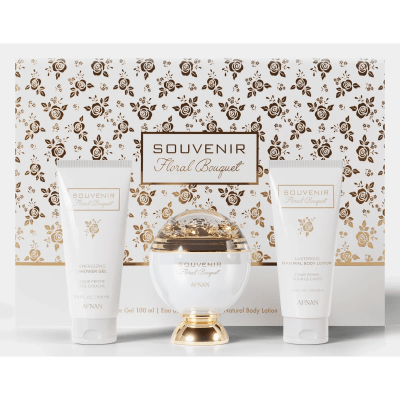 SOUVENIR FLORAL BOUQUET F 3PCSET 3.4oz/100ml EDP SPRAY / 3.4 BL / 3.4 S.GEL