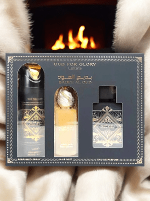 BADEE AL OUD GLORY BY LATTAFA SET EDP U1