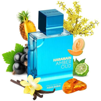 AL HARAMAIN AMBER OUD AQUA DUBAI EDP 75ML / 2.5oz M2