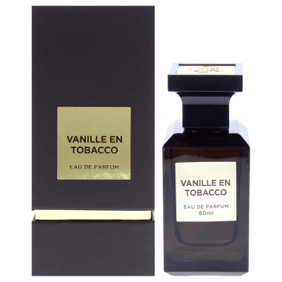 VANILLE EN TOBACCO BY FRAGRANCE WORLD 2.7oz EDP U1