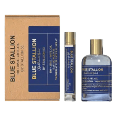 BLUE STALLION BY EMPER 3.4oz/100ml + 20ml EDP U