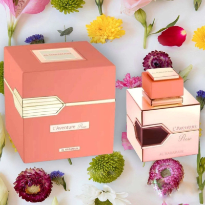 L'AVENTURE ROSE FOR WOMAN BY AL HARAMAIN 3.4oz / 100ML EDP F2