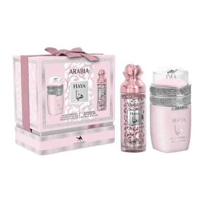 ARABIA HAYA BY LE CHAMEAU GIFT SET 2PCS EDP F