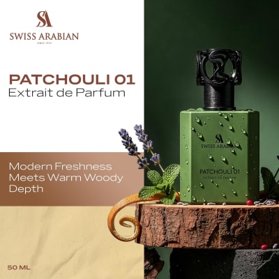 PATCHOULI 01 BY SWISS ARABIAN EXTRAIT DE PARFUM U1