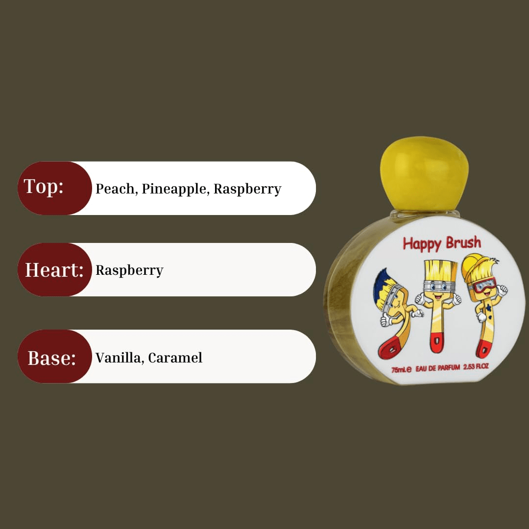 HAPPY BRUSH FOR KIDS BY LATTAFA 2.5oz/75ml edp4