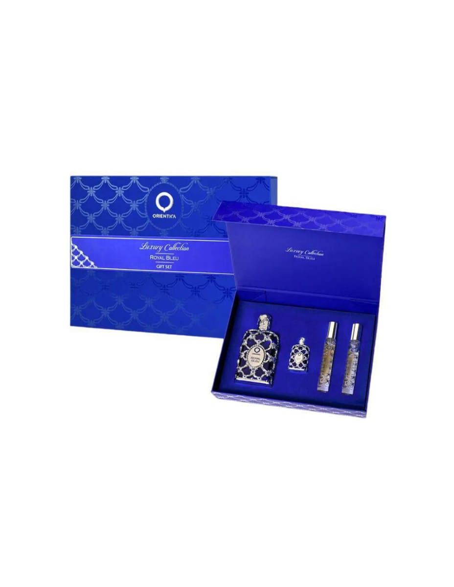 ROYAL BLEU  U  GIFT SET 4pzs 2.7oz edp sp, 7.5ml edp sp, 2x10ml edp sp1