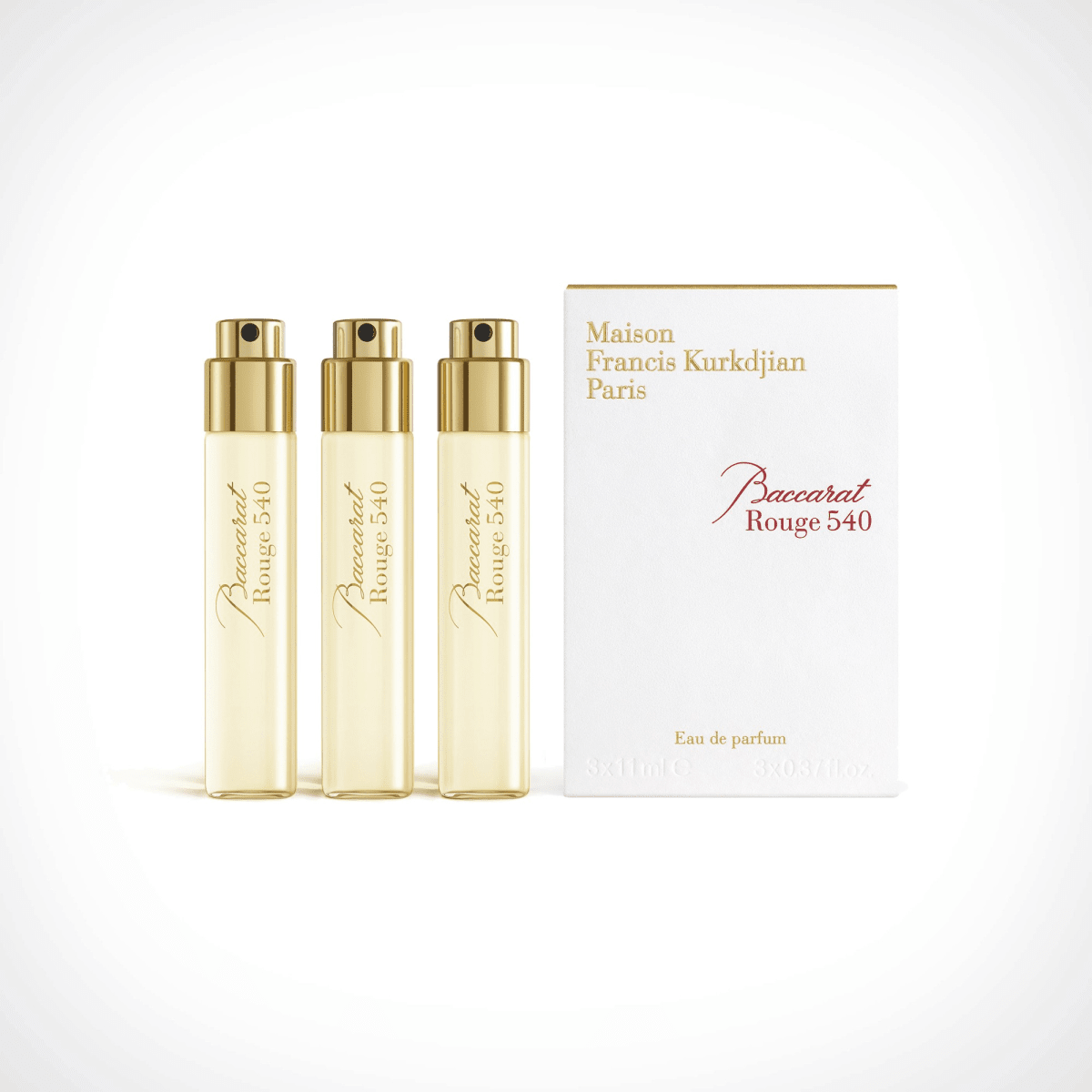 BACCARAT ROUGE 540 U 3PCS SET (3 X 0.37 OZ)2