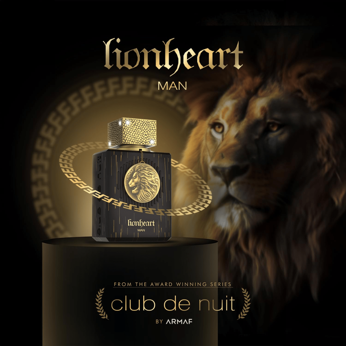 LIONHEART MAN BY ARMAF 3.4oz/100ml EDP M4