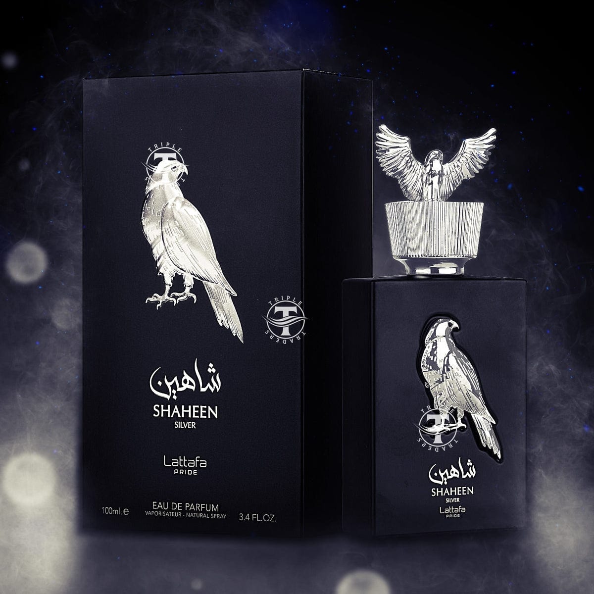 SHAHEEN SILVER BY LATTAFA 3.4oz/100ml EDP M2