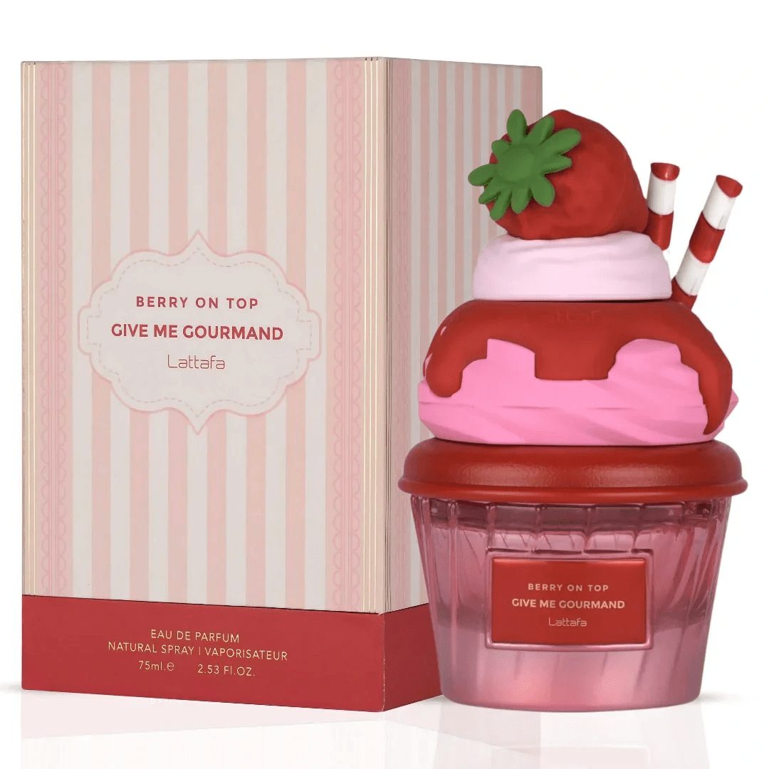 GIVE ME GOURMAND BERRY ON TOP BY LATTAFA 2.5oz/75ml EDP U1