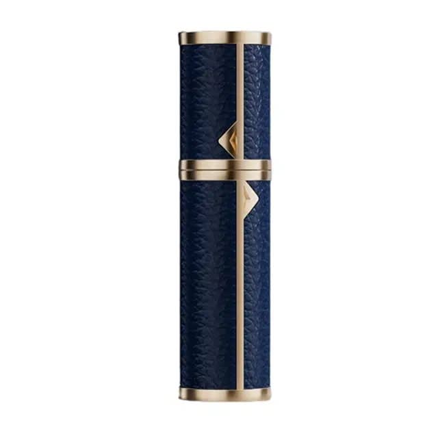 PERFUMERO RELLENABLE DE LUJO 5ML, PIEL DE VARIOS COLORES CON METAL DORADO16