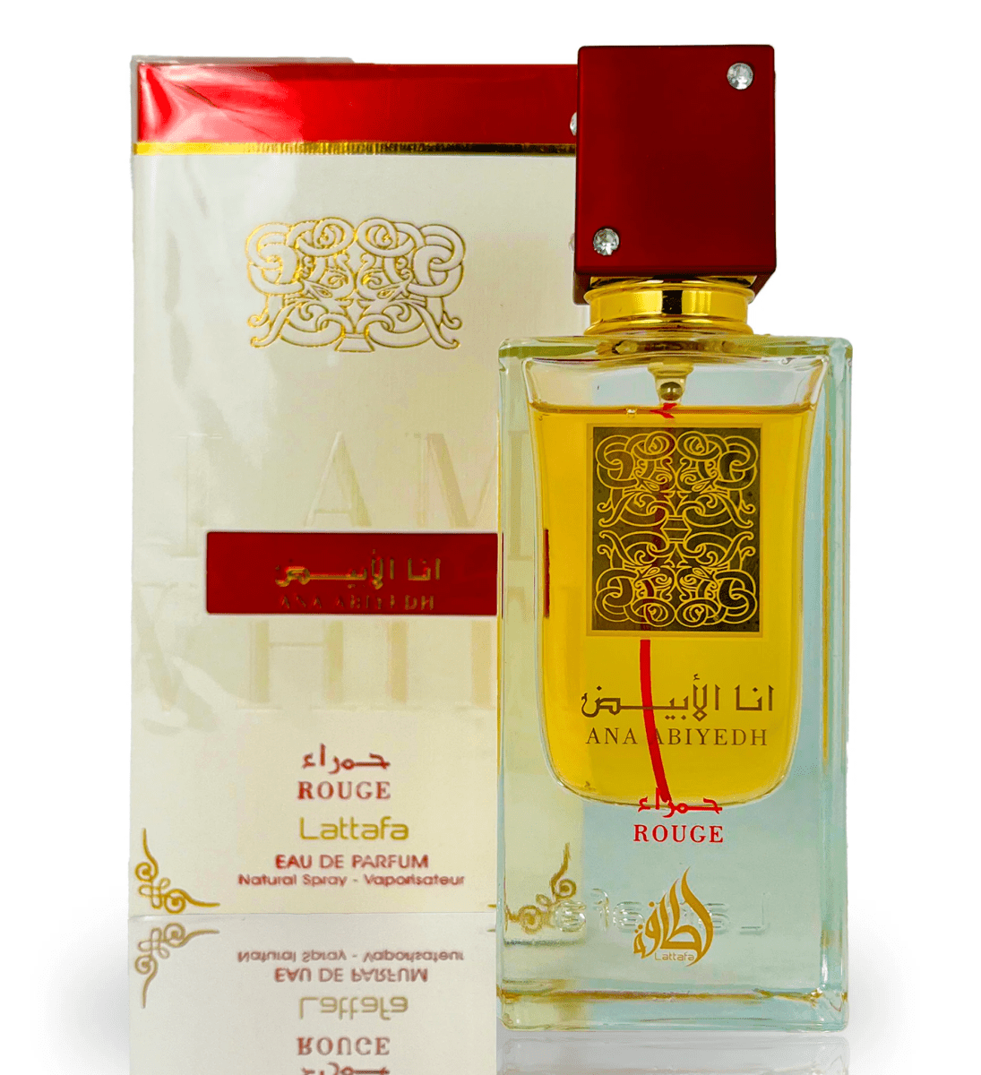 ANA ABIYEDH ROUGE LATTAFA SET PERFUME 2.Ooz EDP U2