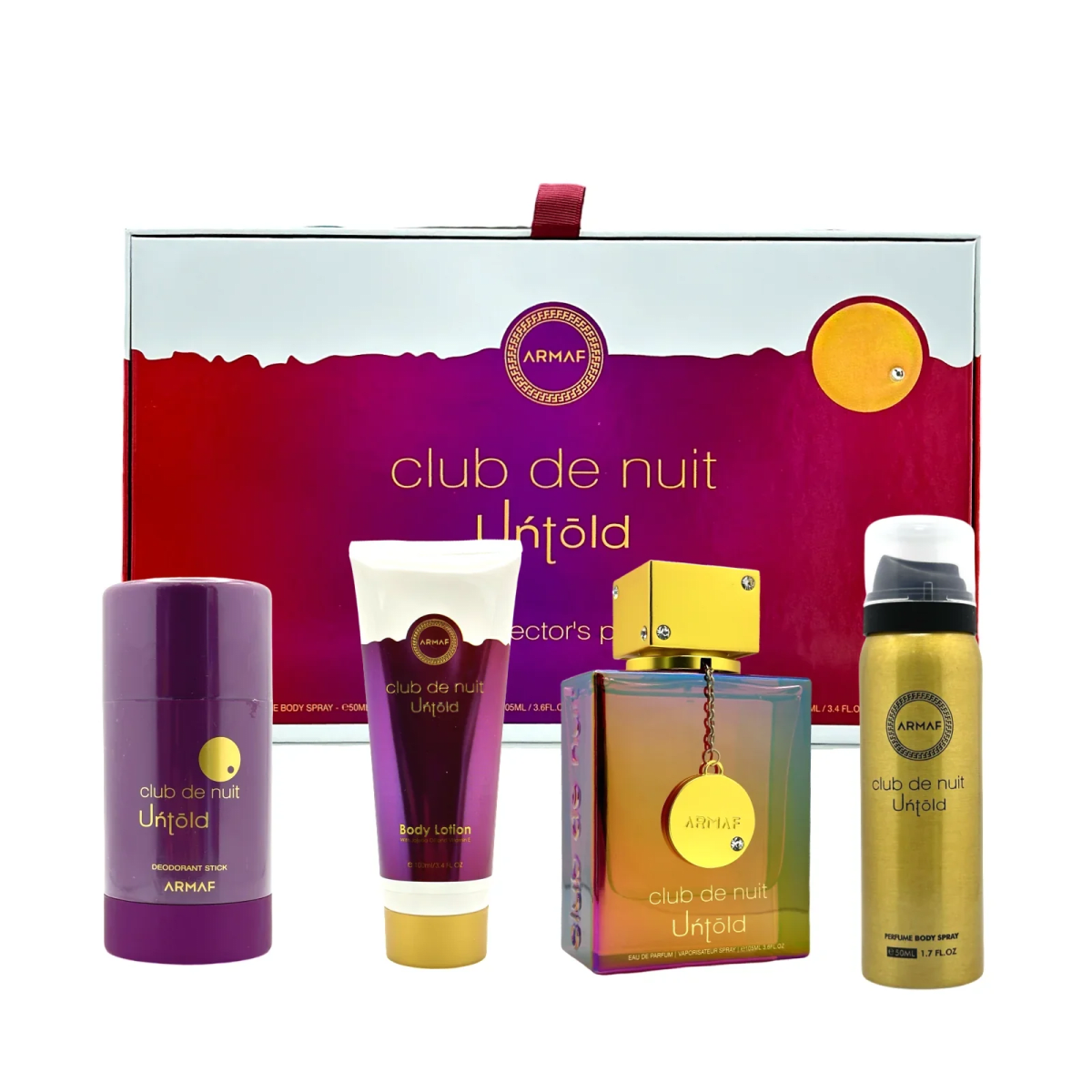 CLUB DE NUIT UNTOLD SET 4PCS EDP U2