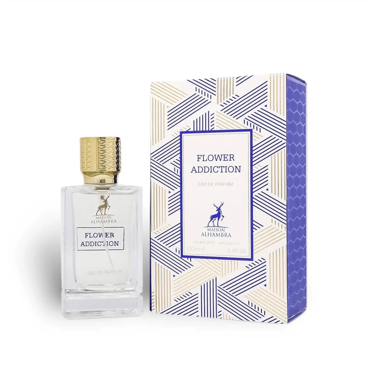 FLOWER ADDICTION BY MAISON ALHAMBRA 3.4oz / 100ML EDP F2