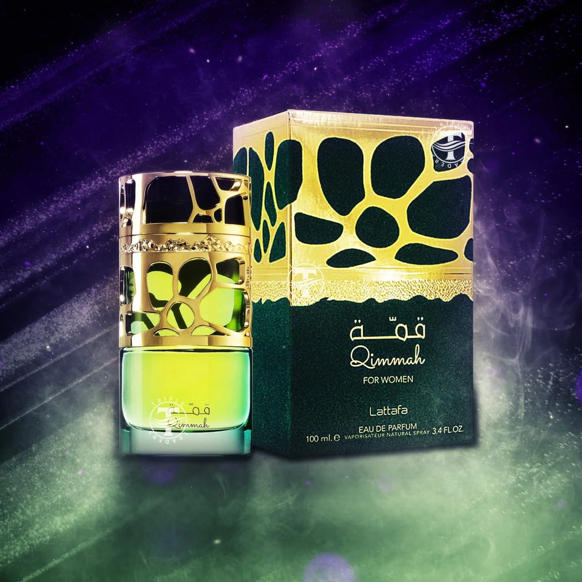 QIMMAH FOR WOMAN EDP 3.4oz / 100ML F2