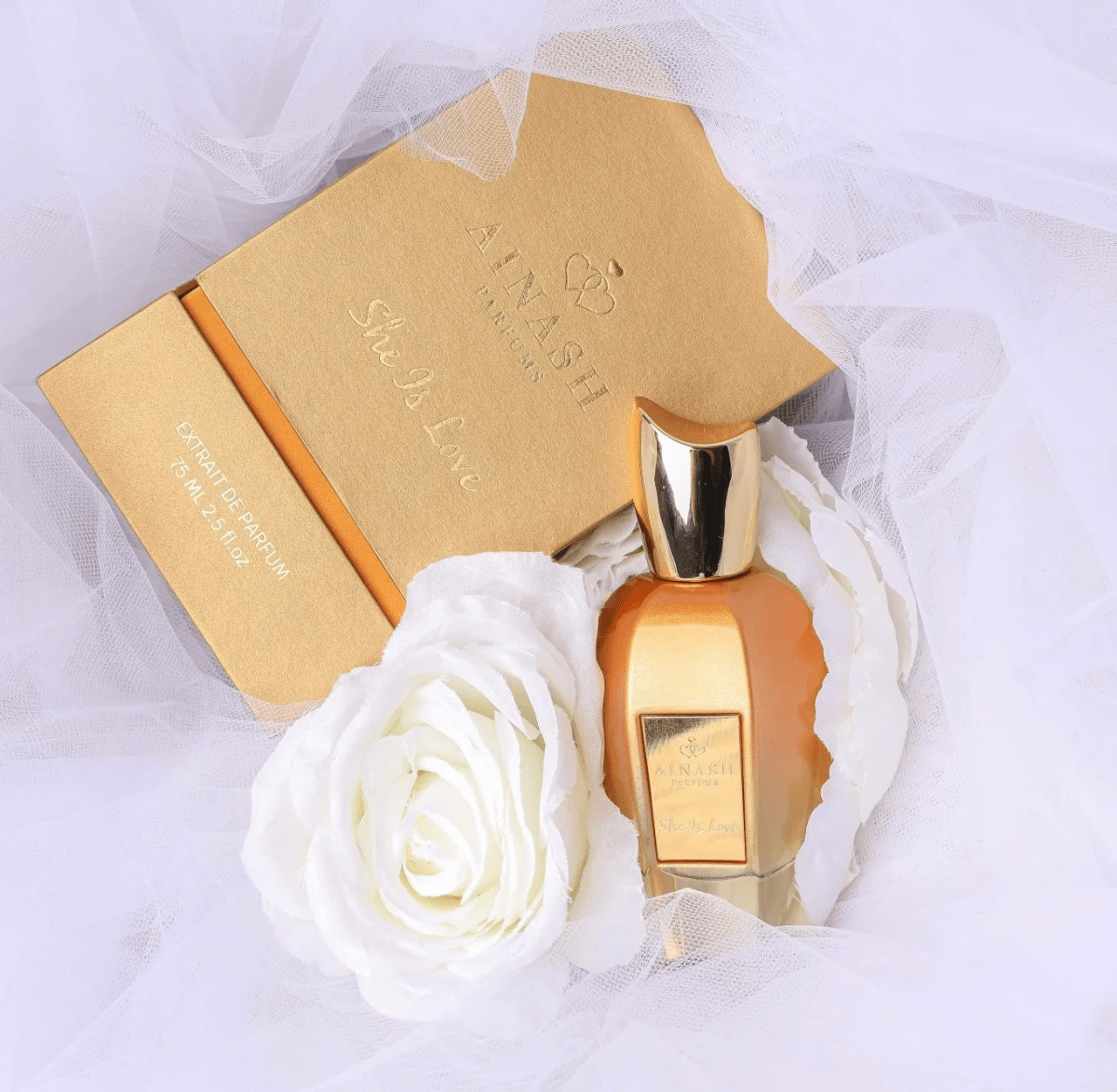 SHE IS LOVE BY AINASH 3.4oz / 100ML EXTRAIT F2