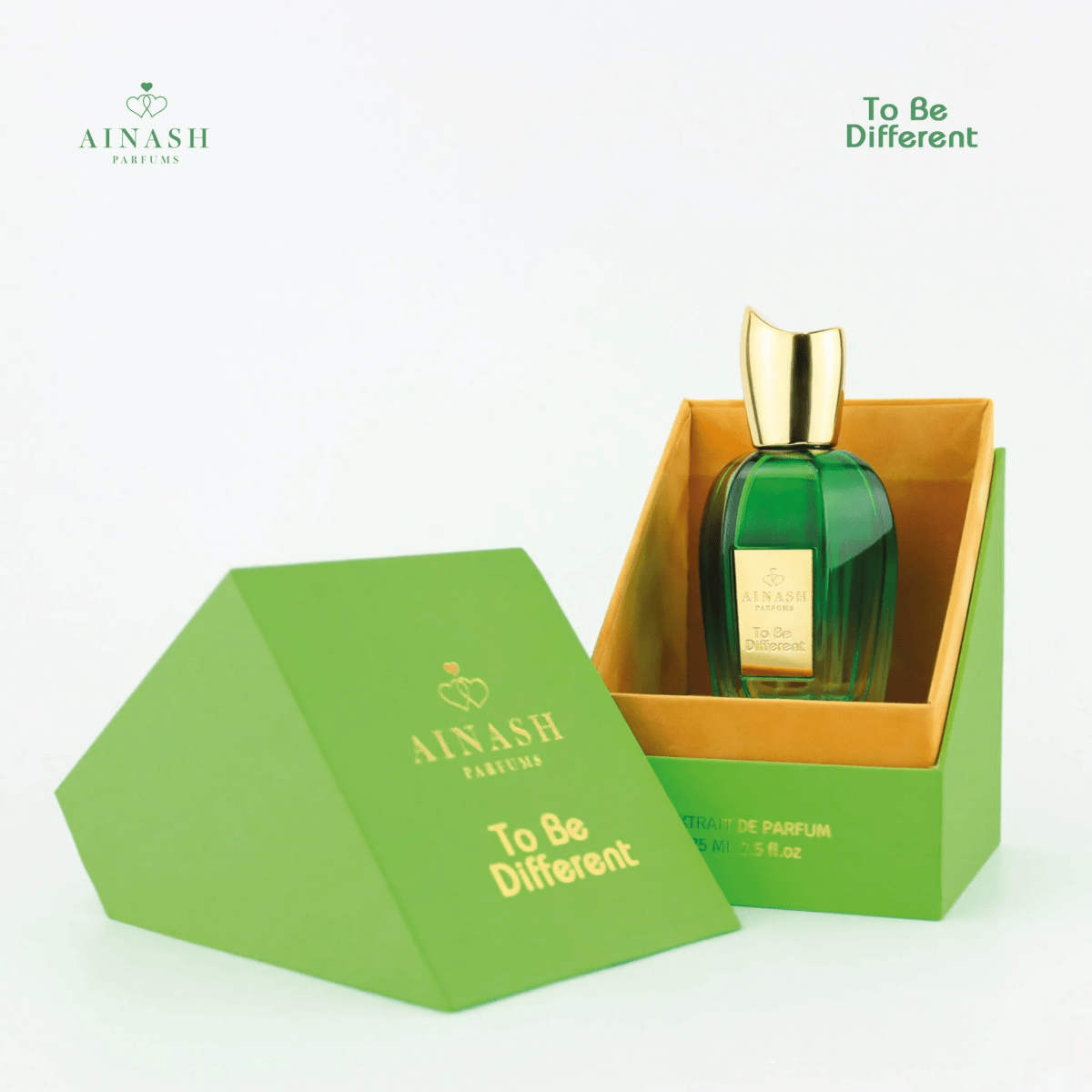 TO BE DIFFERENT BY AINASH 2.5oz/75ML EXTRAIT M2