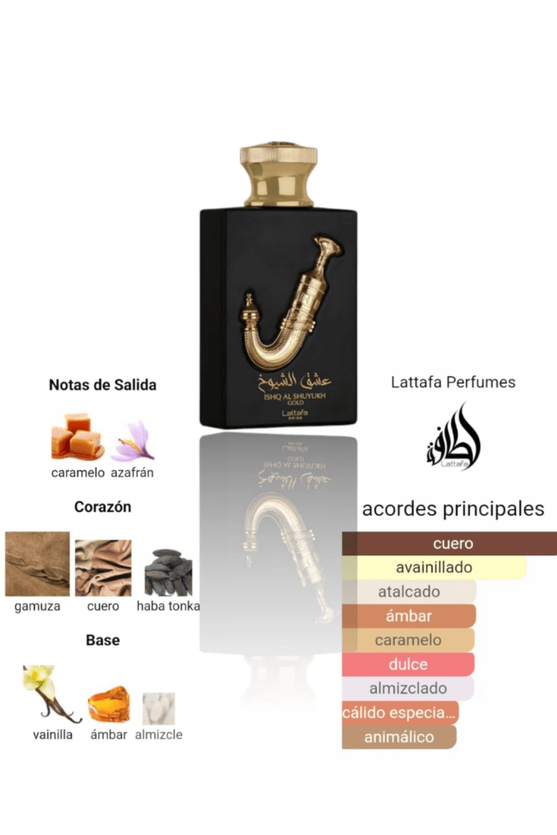 PRIDE ISHQ AL SHUYUKH GOLD BY LATTAFA 3.4oz/100ml EDP U4
