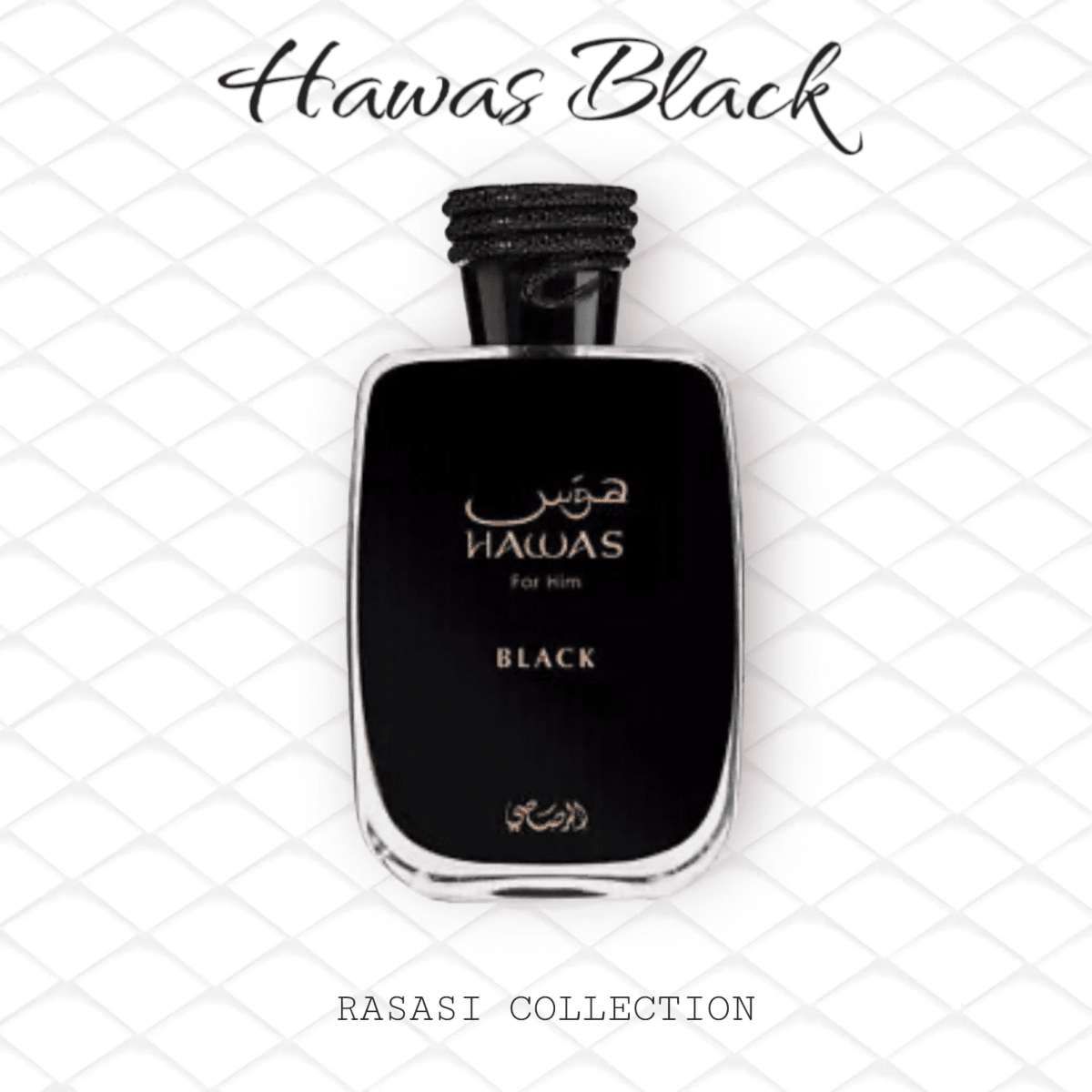 HAWAS BLACK 3.4oz / 100ML EDP M4