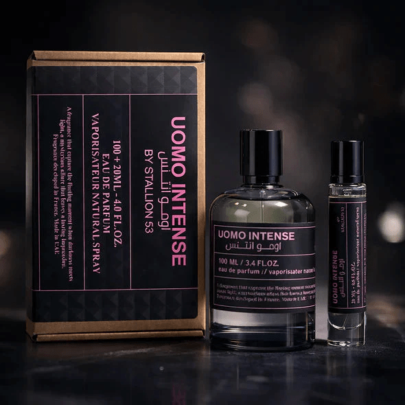UOMO INTENSE 53 BY EMPER 3.4oz/100ml + 20ml M1