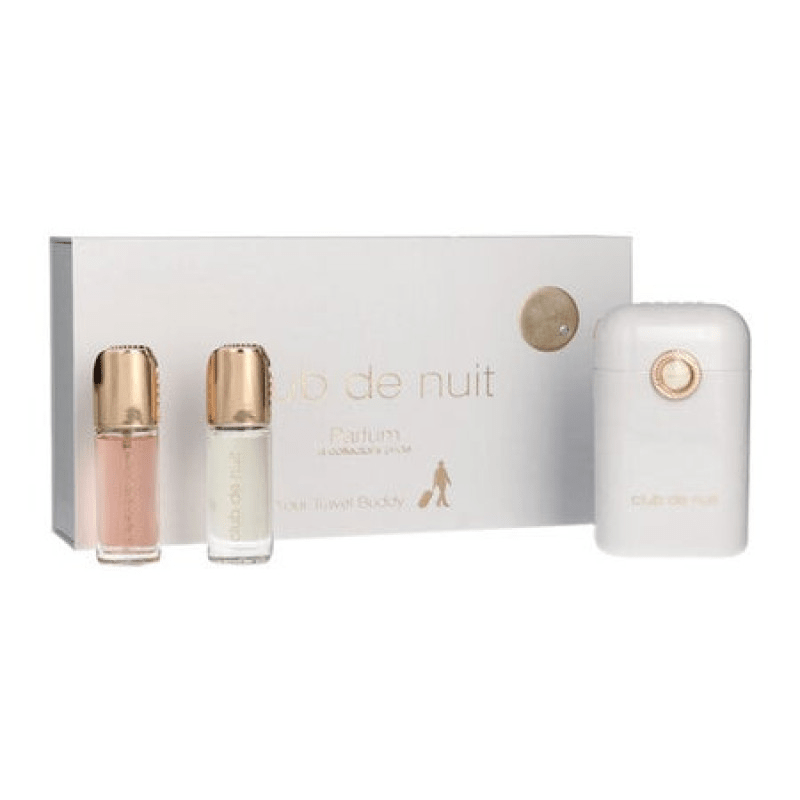 CLUB DE NUIT WOMAN BY ARMAF EDP LIMITED EDITION TRAVEL BUDDY SET 12ML SPRAY + 12ML OIL3
