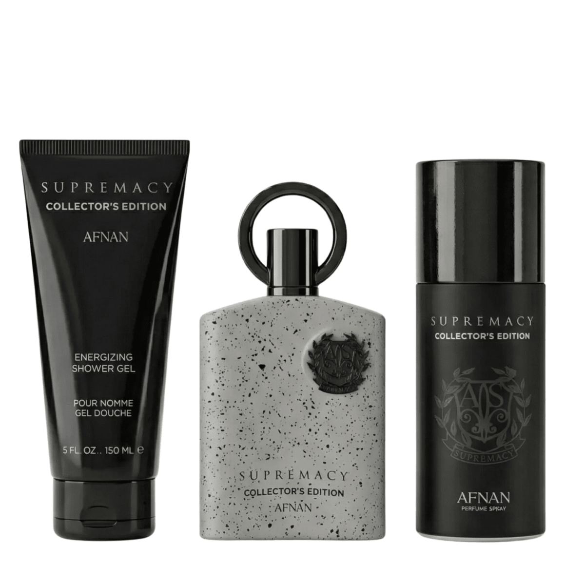 PAQUETE  3 PIEZAS SUPREMACY COLLECTOR'S BY AFNAN 3.5oz/100ml M1