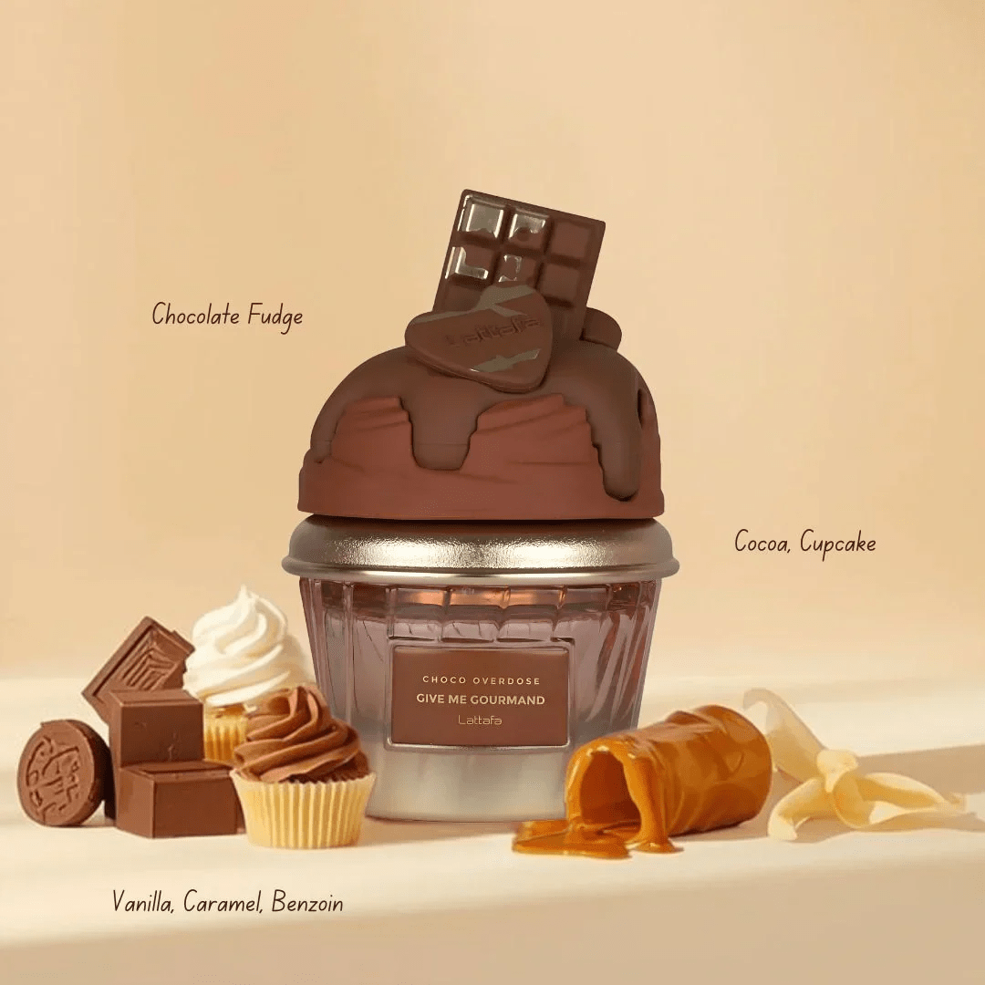 GIVE ME GOURMAND CHOCO OVERDOSE BY LATTAFA 2.5oz/75ml EDP U1