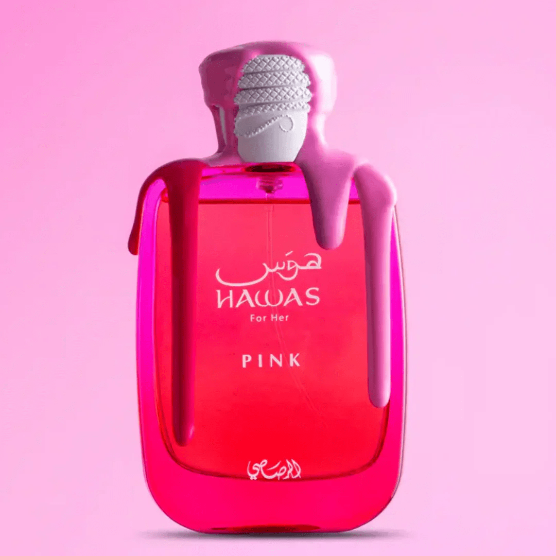 HAWAS PINK FOR HER BY RASASI 3.4oz/100ml EDP F2
