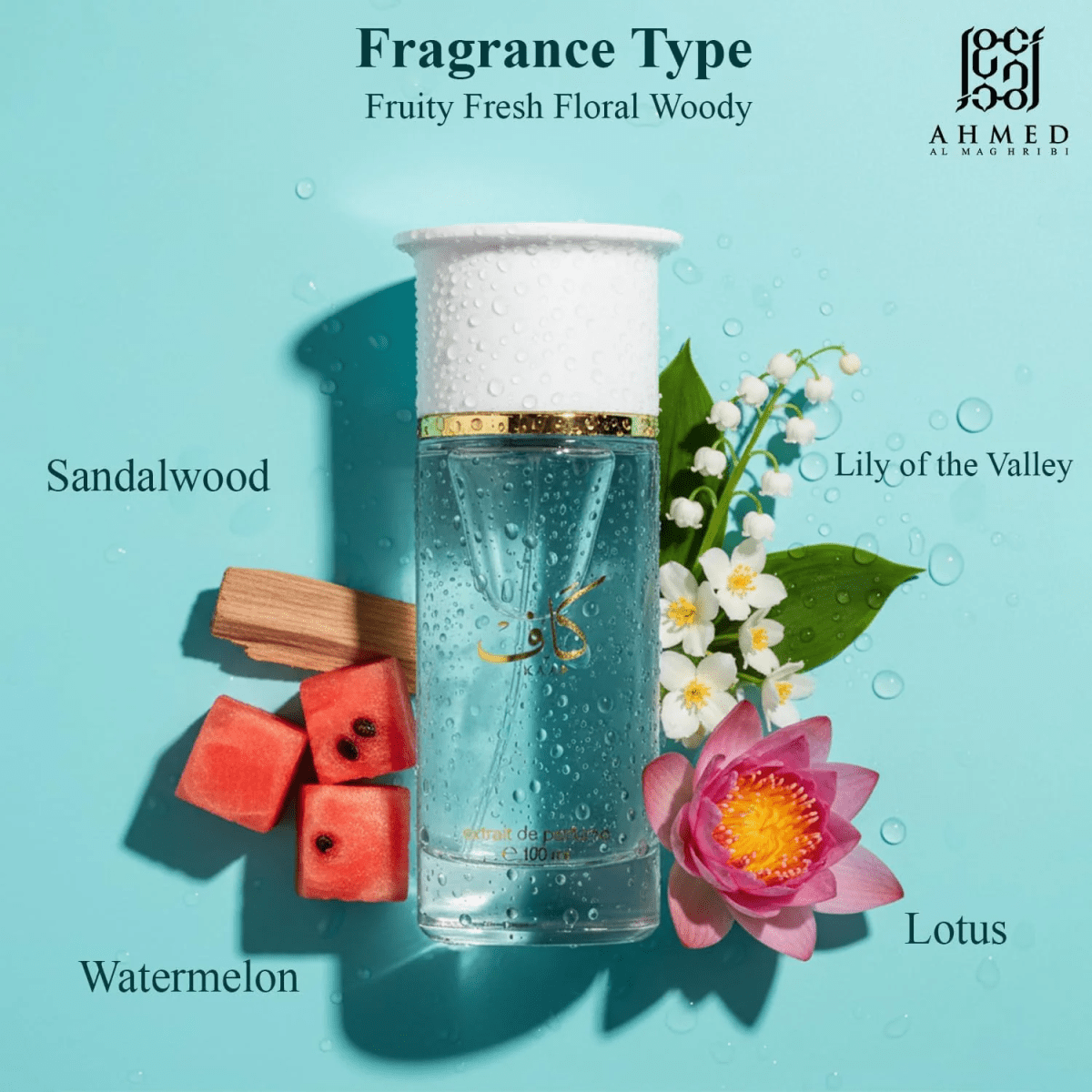 KAAF BY AHMED AL MAGHRIBI 3.4oz/100ml EDP U3