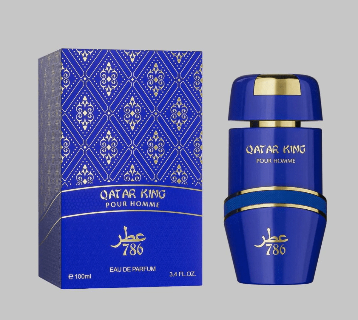 QATAR KING 786 FOR MEN BY JO MILANO PARIS EDP 3.4oz/100ml M2