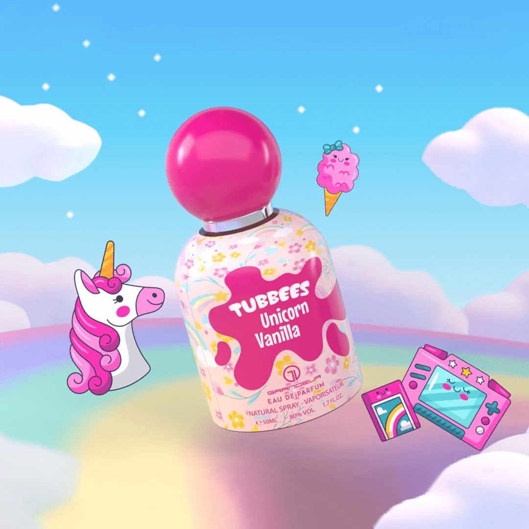 TUBBEES UNICORN VANILLA 1.7oz/50ml para peques1