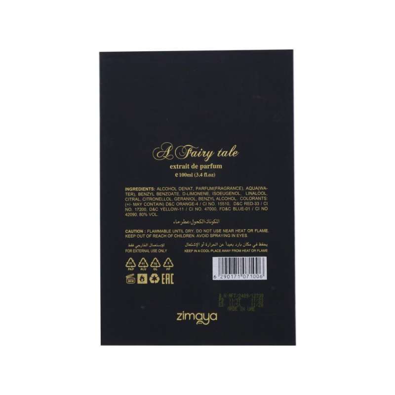 ZIMAYA A FAIRY TALE F 3.4oz/100ml EXTRAIT1