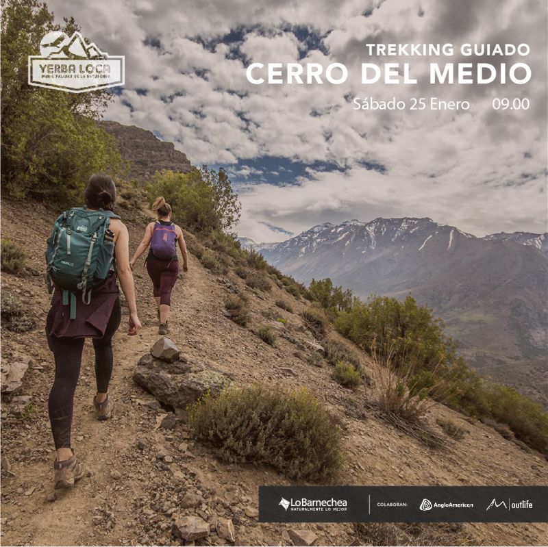 Trekking Cerro del Medio 25 de enero