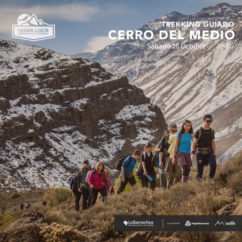 Trekking Guiado Cerro del Medio 26 Octubre