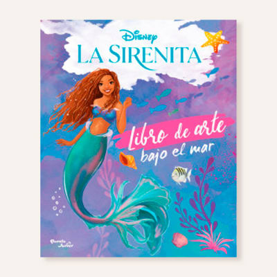 La sirenita. Libro de arte bajo del mar