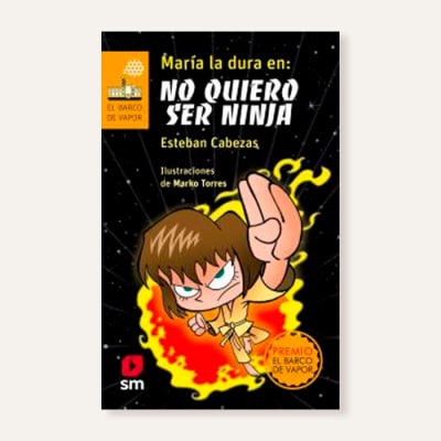María la dura en: no quiero ser ninja